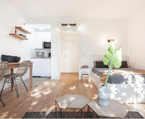Cozy cute apartment in Düsseldorf with wonderful view