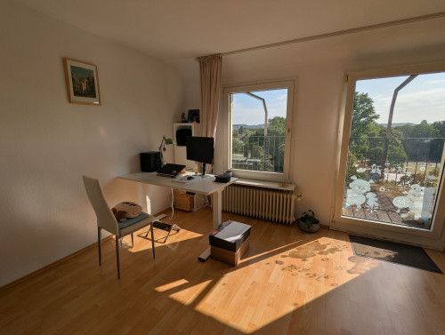 Beautiful apartment with two balconies and fantastic view in Düsseldorf