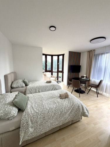 Modern furnished apartment with balcony & underground parking in Mönchengladbach