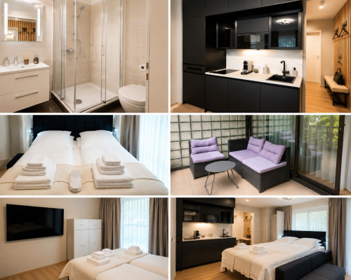 Lovely studio located in Düsseldorf with swimming pool