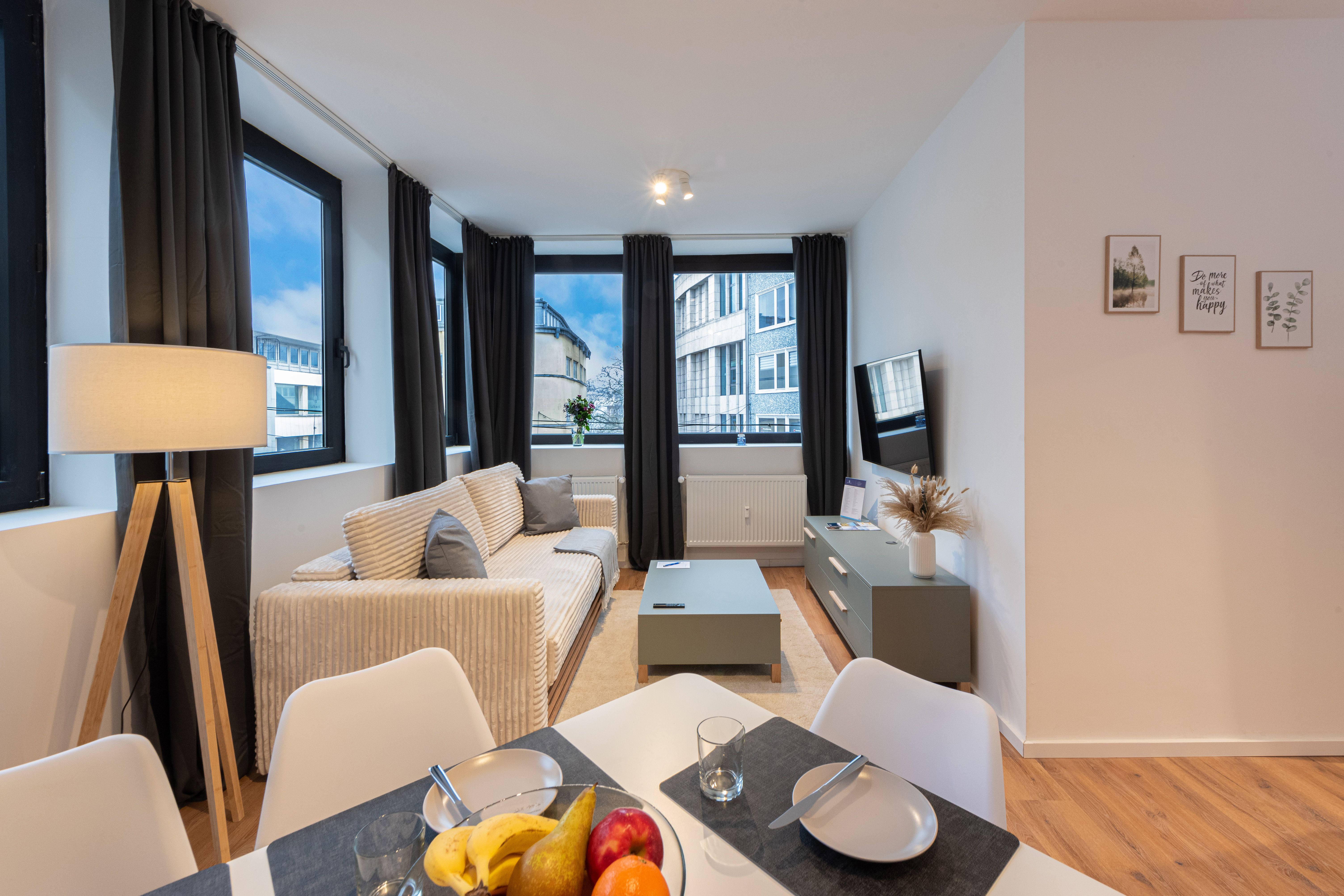 Modern City Apartment By Kennedyplatz Near Station - 8