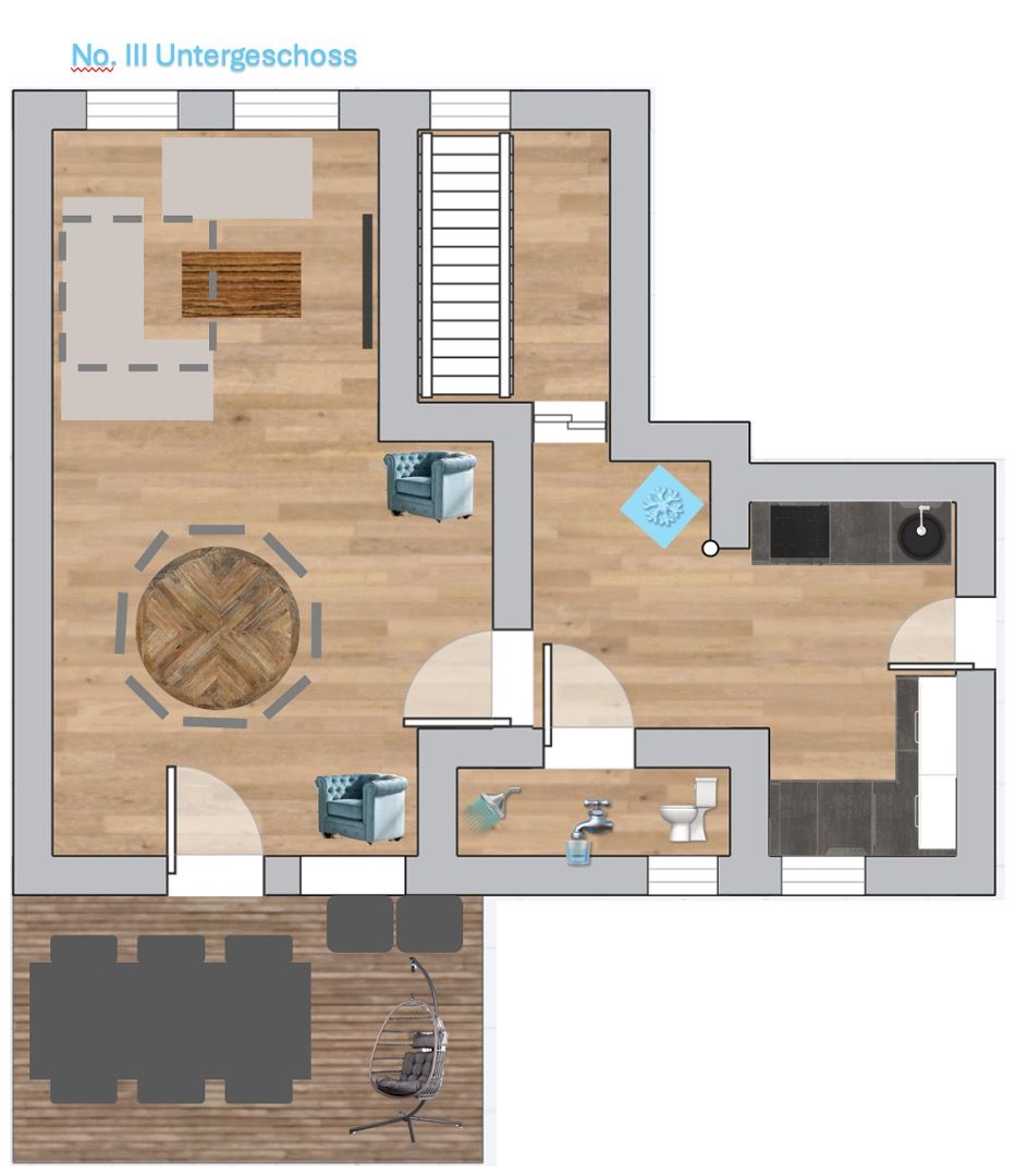 No. III: Maisonette With Balcony, Netflix/Disney - 1