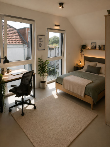 Modern 2-Person Shared Apartment in New Build – Fully Furnished | First Occupancy | Internet Included - Gallery - 5
