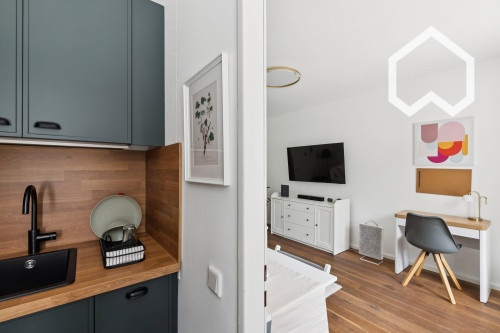 Modern & Bright Studio with Private Terrace in Düsseldorf-Flingern - Gallery - 11