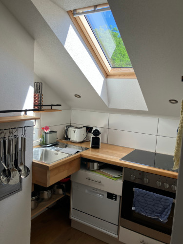 Top modern, very quiet apartment directly by the forest - 5 min by bike from Lake Constance