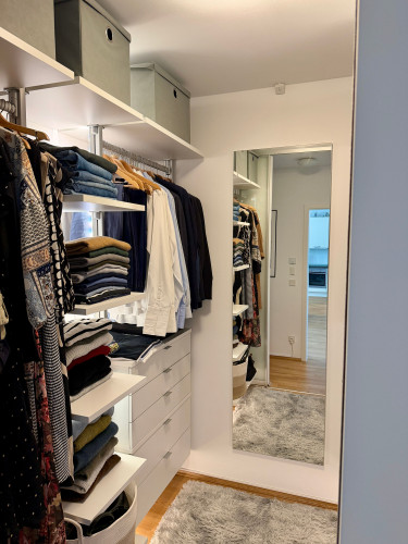 High-quality furnished 3-room apartment in Frankfurt with home office, balcony & underground parking - Gallery - 9