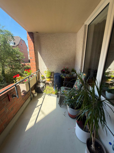 Beautiful fully furnished 3-room apartment with large balcony – central location – temporary rental (01.10.26–15.03.27) in Düsseldorf