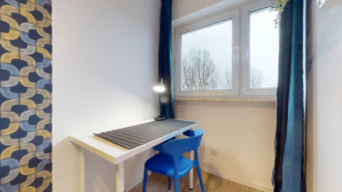 Single room #2 at Wrzeciono 55 Street