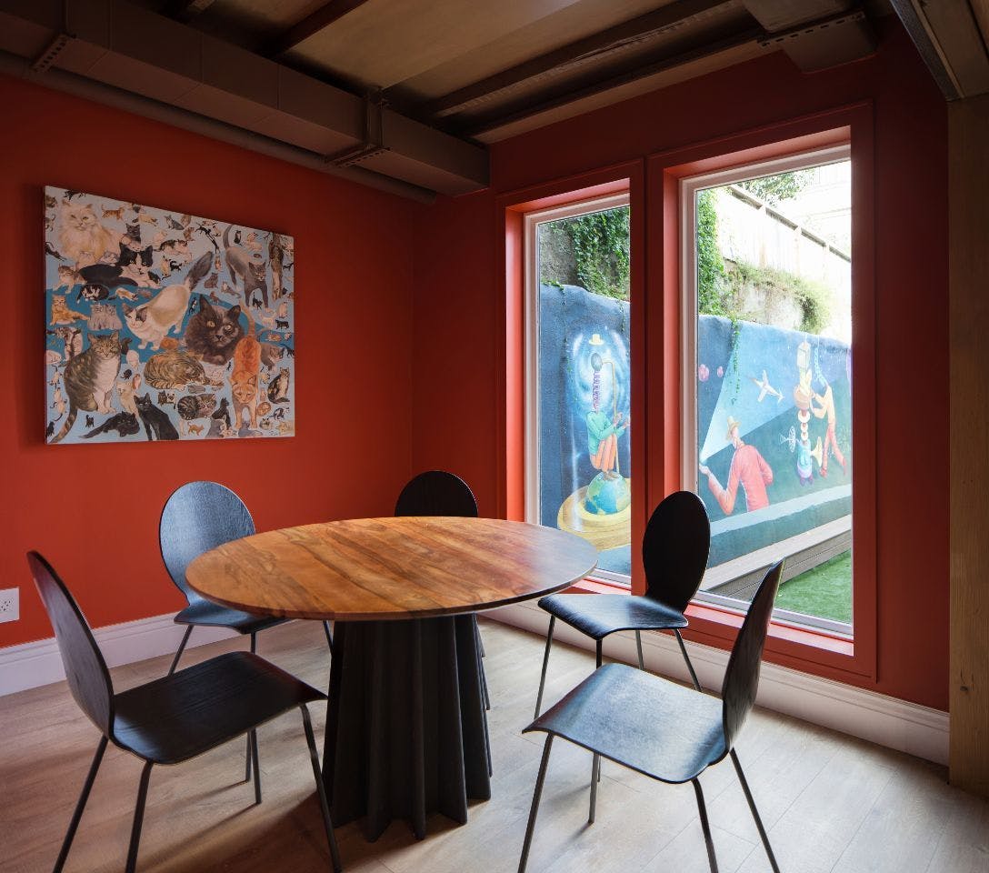 Modern house near Lombard Street