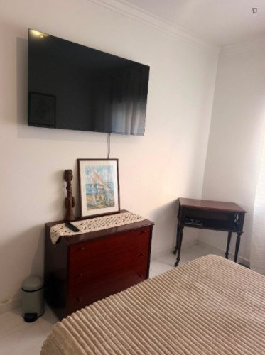 Comfy Double Bedroom close to Tarquínio-Paraíso Beach