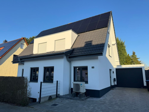 Modern detached house with terrace