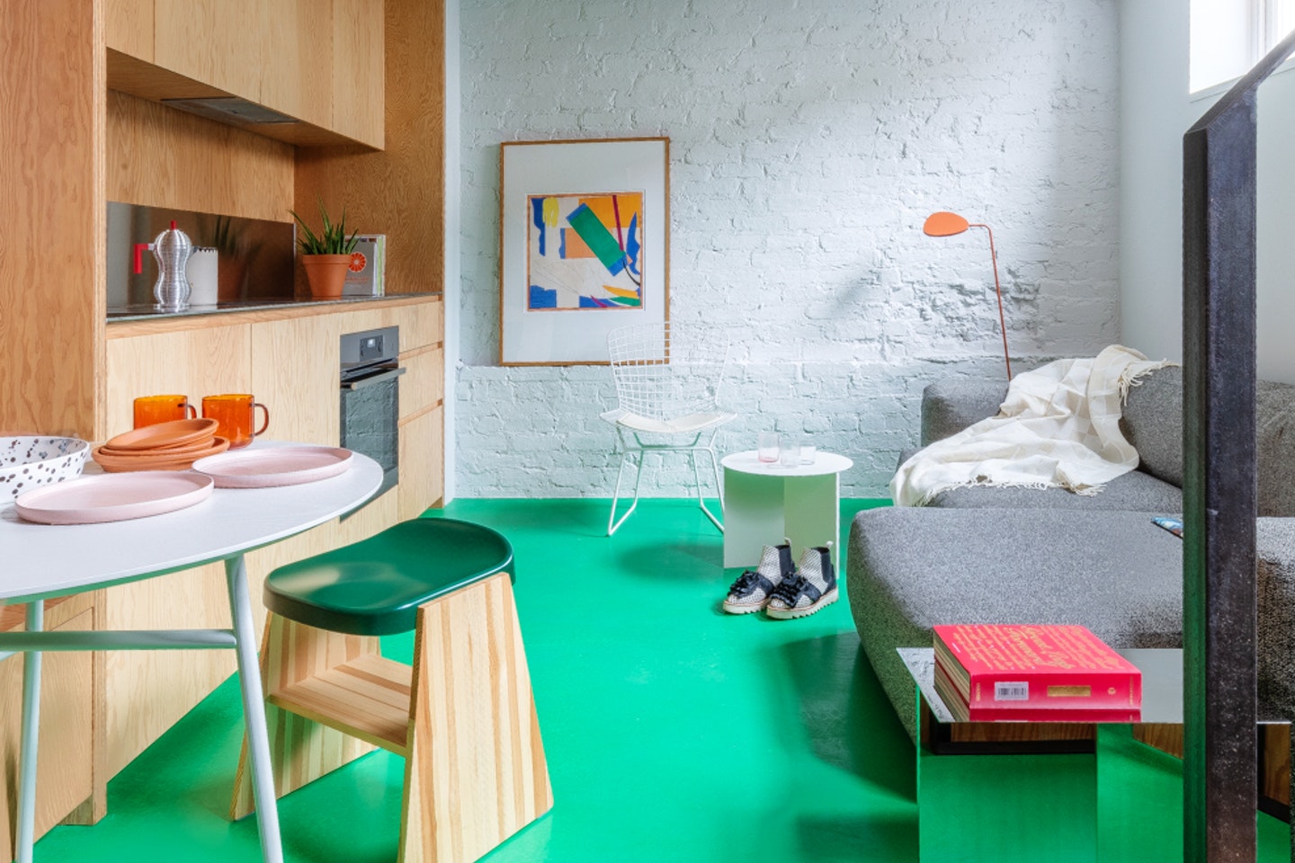  Duplex Apartment  -  Unique Modern Studio w/ Coworking + Terrace  - Gallery -  2