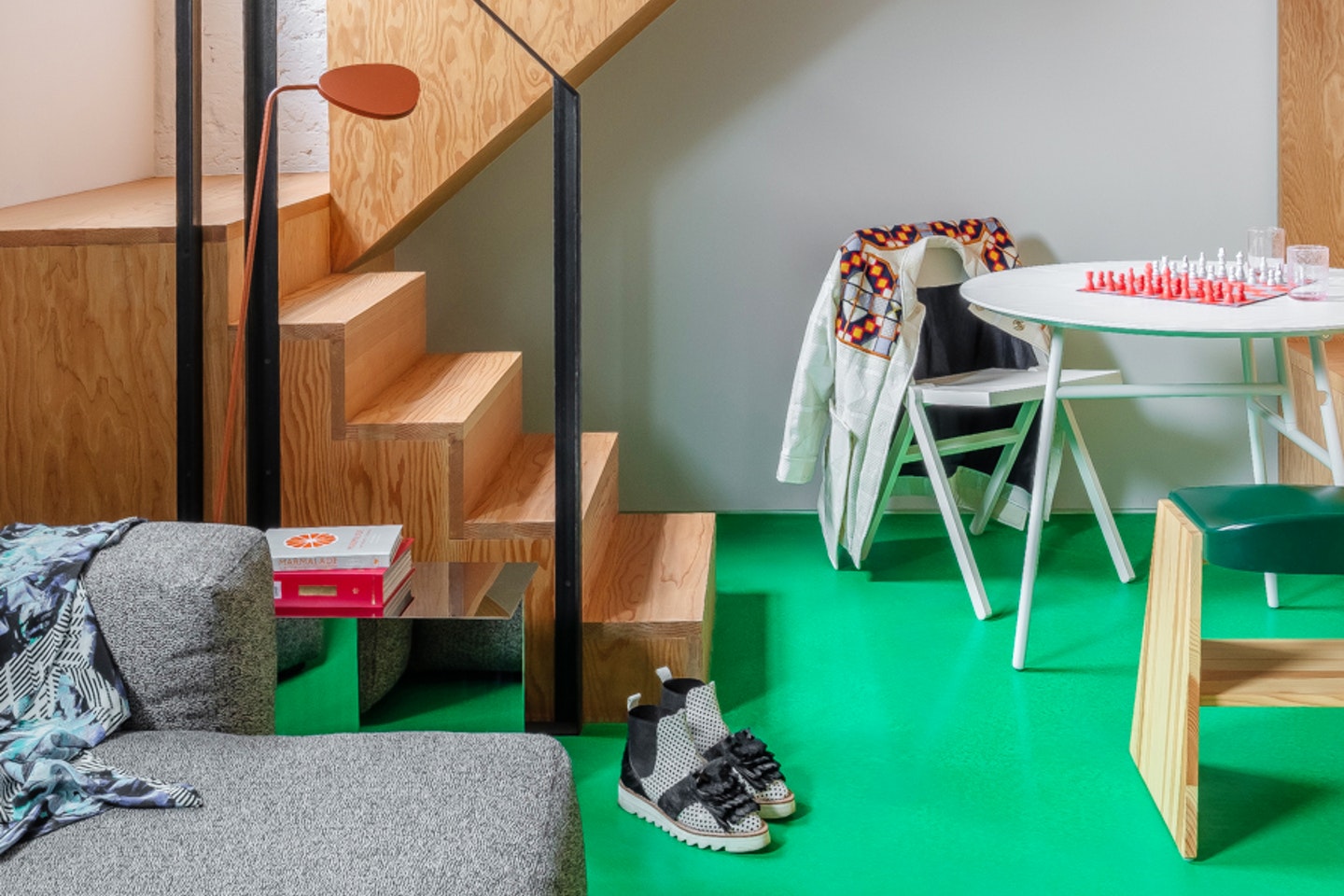  Duplex Apartment  -  Unique Modern Studio w/ Coworking + Terrace  - Gallery -  3