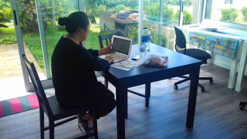 Near The Beach | Rustic Styled Villa w/ Coworking, Overlooking The Sea