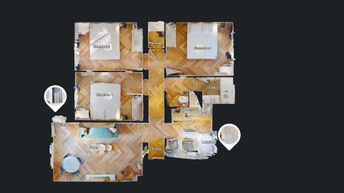 Room in Rue Xavier Dezeuze, Montpellier for 66 m² with 3 bedrooms - Gallery - 9