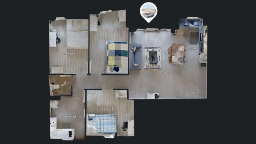 Room in Rue d'Elbeuf, Rouen for 78 m² with 3 bedrooms - Gallery - 2