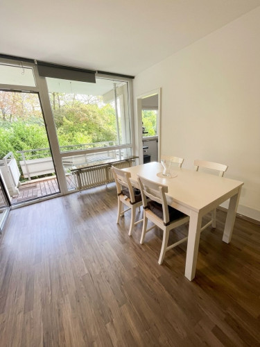 Düsseltal: Beautiful 1.5 room apartment with terrace with view of the residential complex park Ready-to-live beautiful suite in Düsseldorf - Gallery - 10