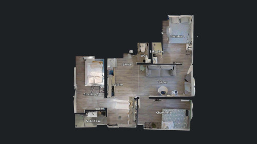Room in Rue Granon, Marseille for 53 m² with 3 bedrooms - Gallery - 2