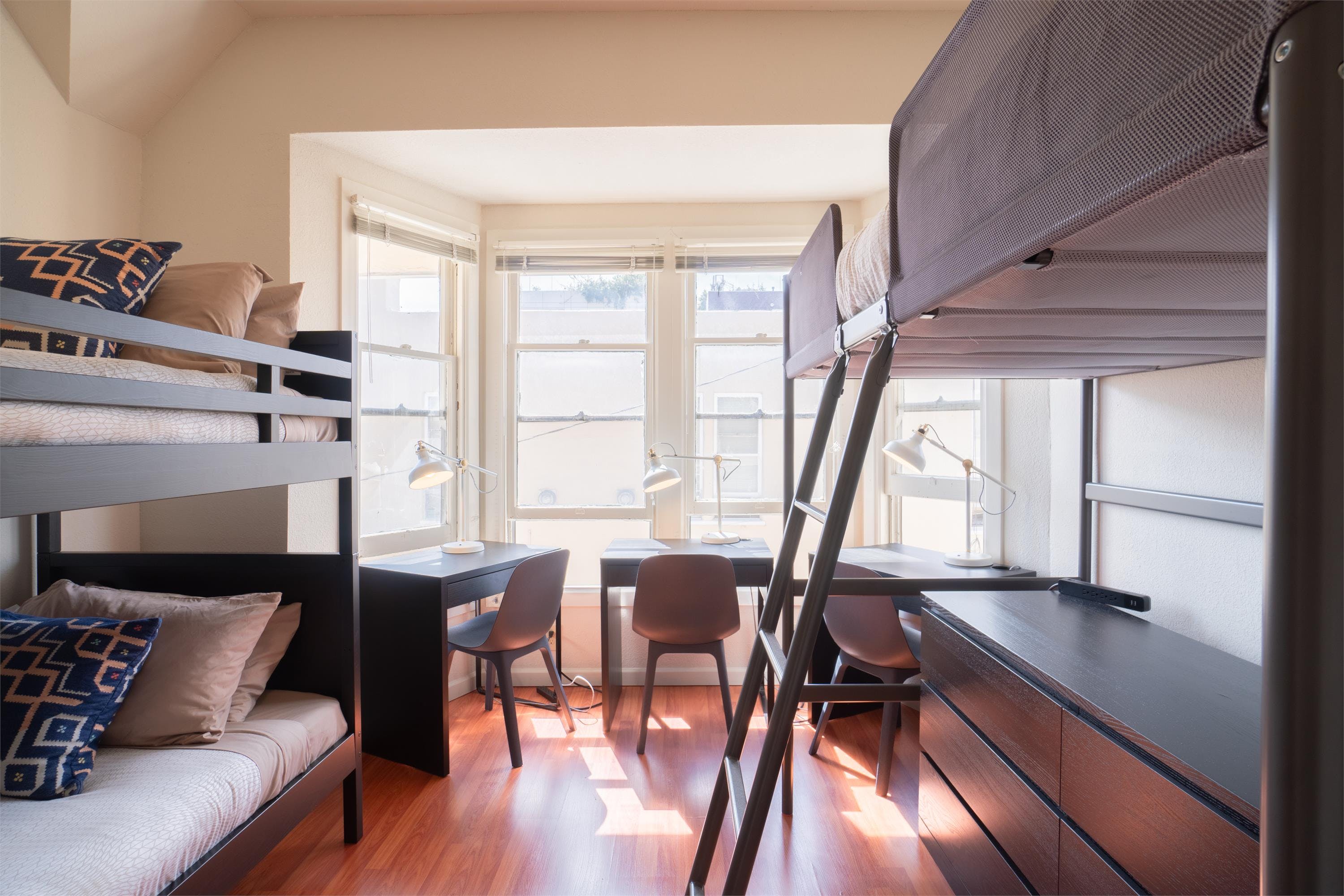  Bed In A 3-Bed Gender Separated Room  -  8 min Walk to Campus | Big & Modern House w/ Coworking  - Gallery -  19