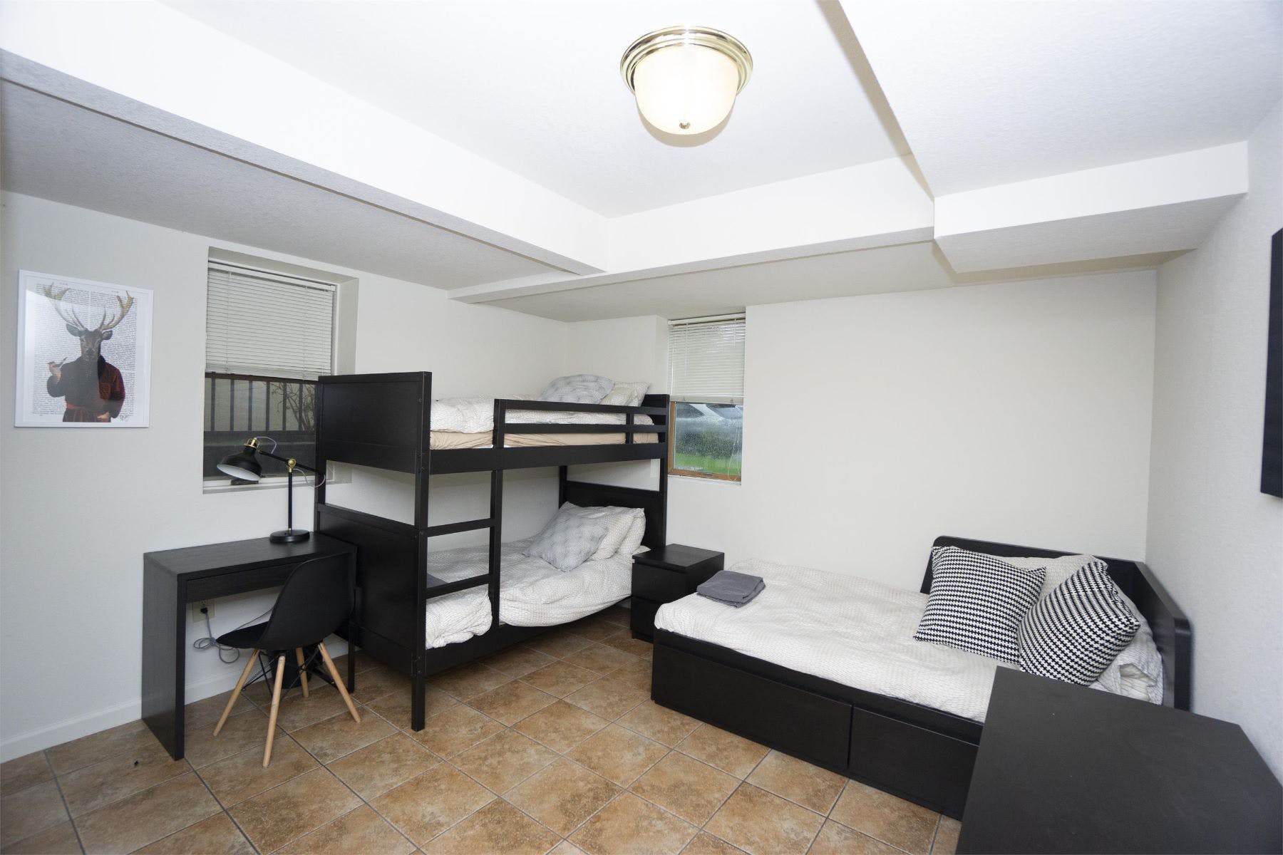  Bed In A 3-Bed Gender Separated Room  -  8 min Walk to Campus | Big & Modern House w/ Coworking  - Gallery -  13