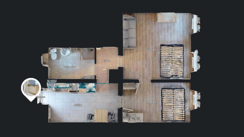 Apartment in Rue du Cerf, Mulhouse for 47 m² with 1 bedroom - Gallery - 2
