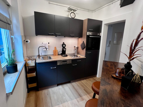 Modern, fully furnished 55 sqm apartment in Würzburg Old Town for short-term rental for 1-4 people
