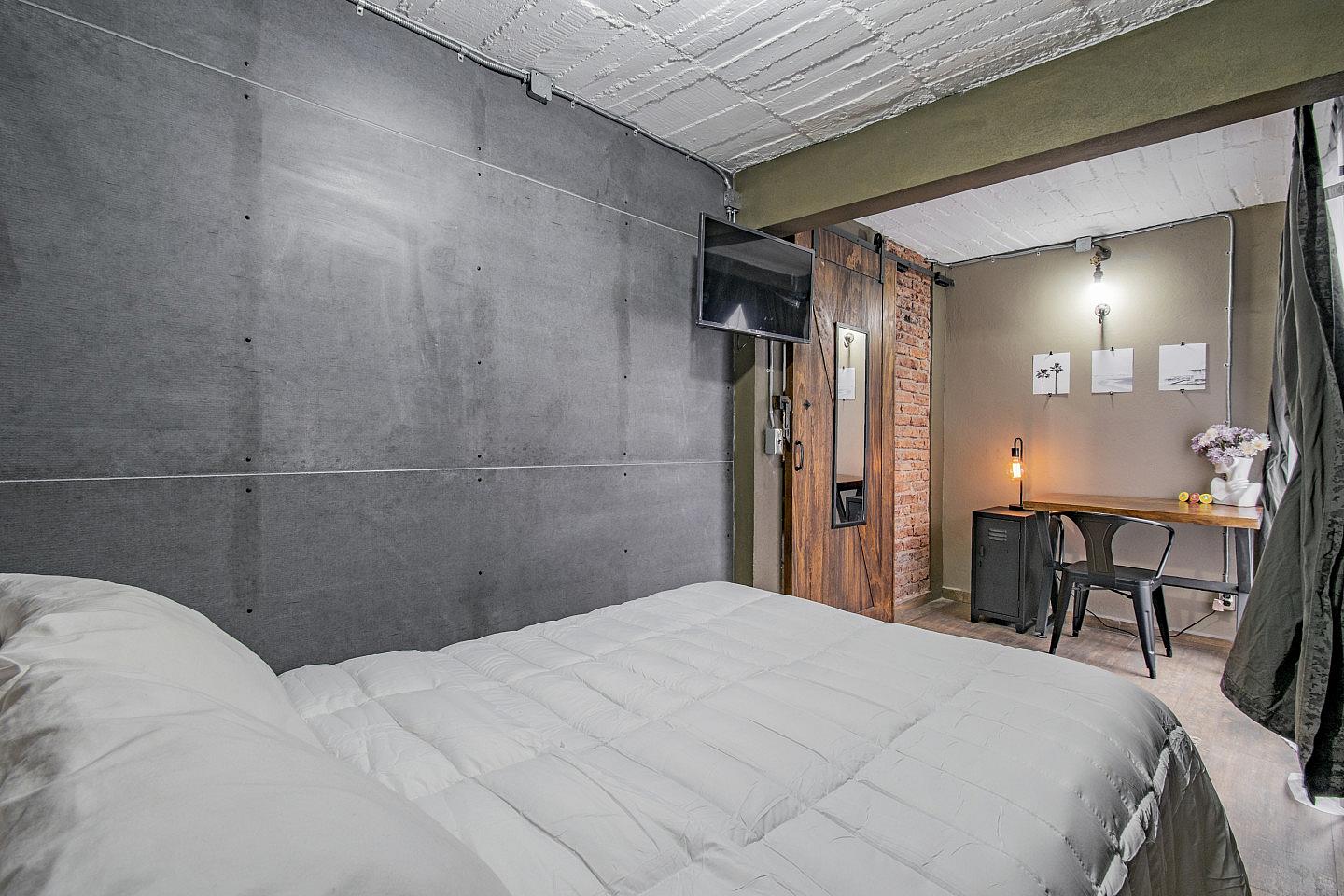  Private Queen Room  -  Industrial Designed Building w/ Coworking + Rooftop Deck  - Gallery -  28