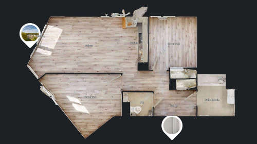 Apartment in Avenue Marie-Antoinette Tonnelat, Nantes for 59 m² with 2 bedrooms - Gallery - 2