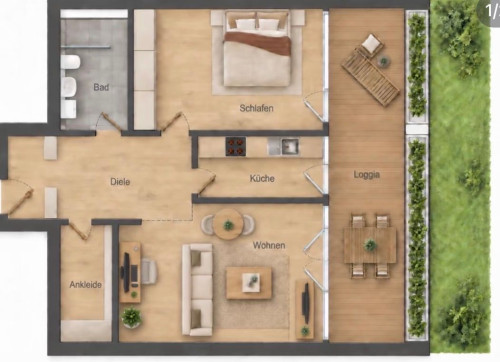 Posh and Tranquil living in Burgberg(Erlangen)