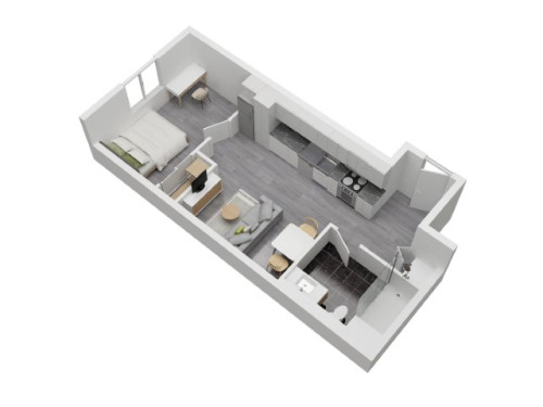 1037 Dewey Ave - Floorplans