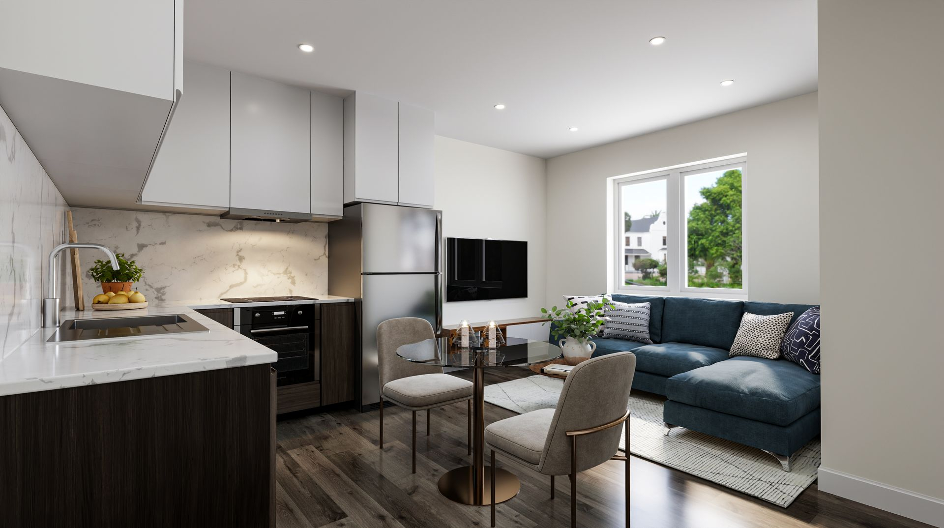 1 Bed 1 Bath Type A Unit 101 (201, 301, 401, 501) - 2