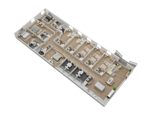 1352 W 29th St - Floorplans