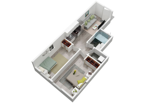 1180 W 37th Pl - Floorplans