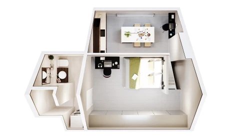 Rue d'Ecosse - Floorplans