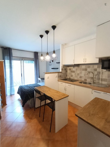 Bright Studio with a balcony close to Institute of Accounting and Administration - Gallery - 8