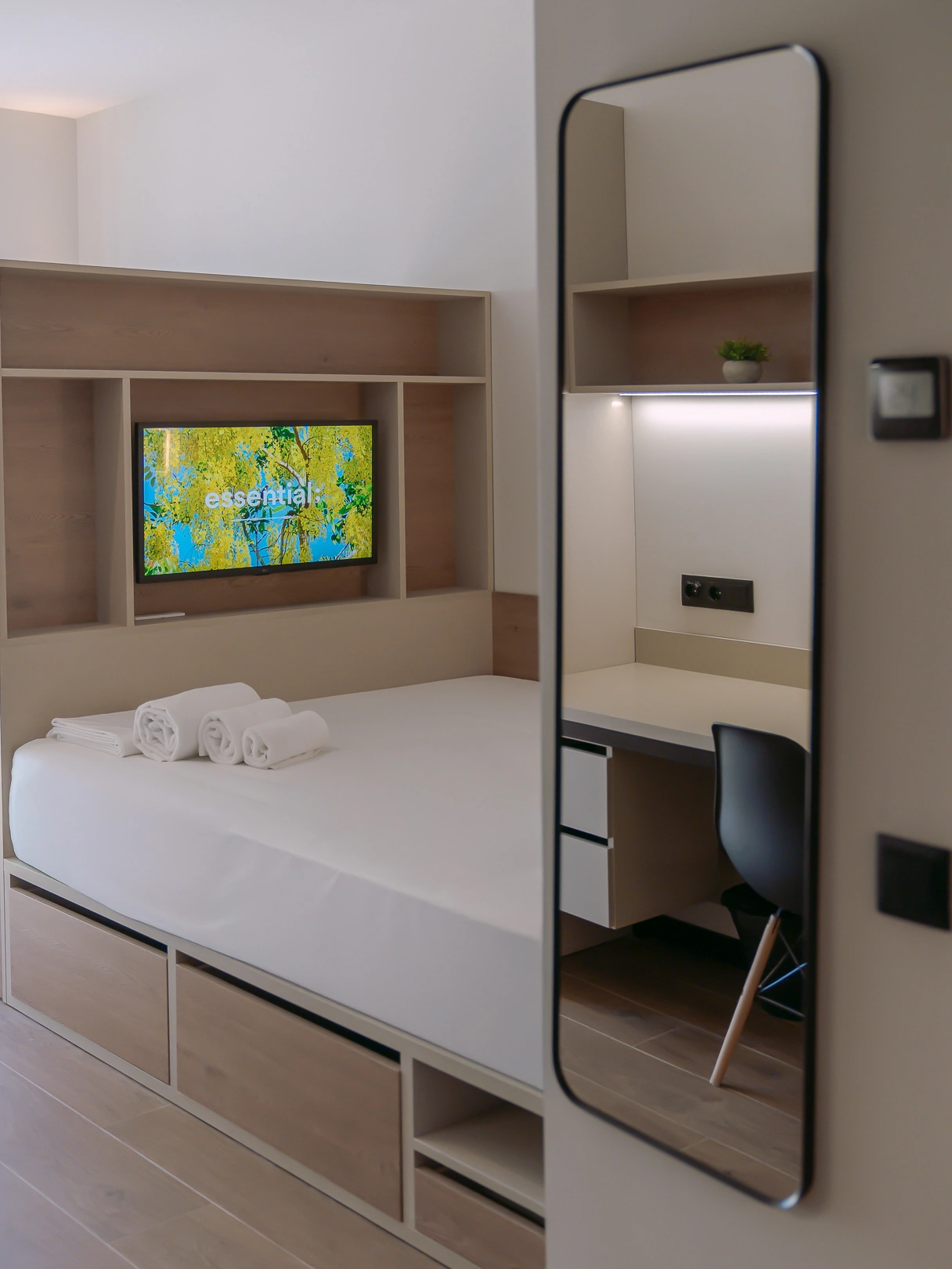 Double Bed In Shared Studio With Terrace - 3