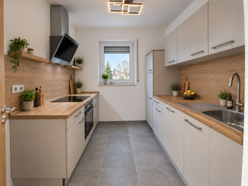 Modern and furnished for a limited time | 2 rooms | Terrace | Underground parking | Cellar | All-inclusive | Dresden-Klotzschetliche apartment in Dresden - Gallery - 3