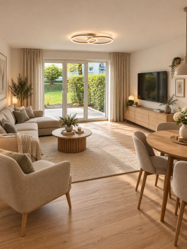 Modern and furnished for a limited time | 2 rooms | Terrace | Underground parking | Cellar | All-inclusive | Dresden-Klotzschetliche apartment in Dresden