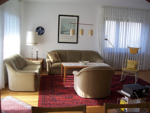 Furnished, very quiet 3-room apartment with large balcony, district Am Eichelberg, near University - Gallery - 5