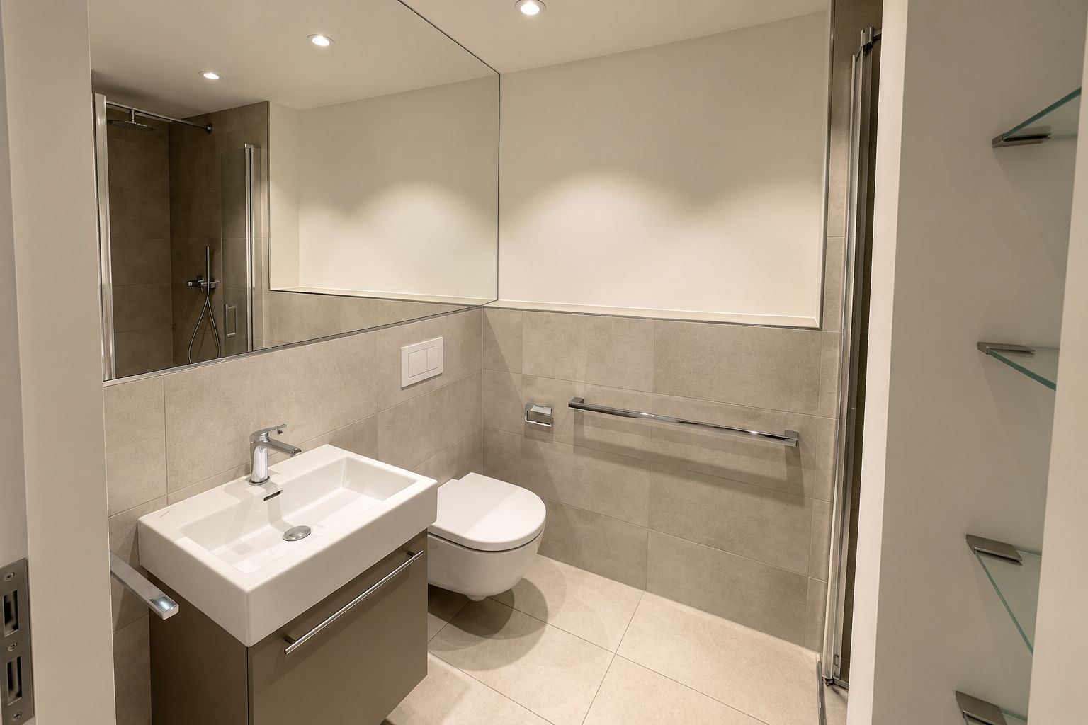 Modern Business Apartment With Private Balcony & Skyline View - 4