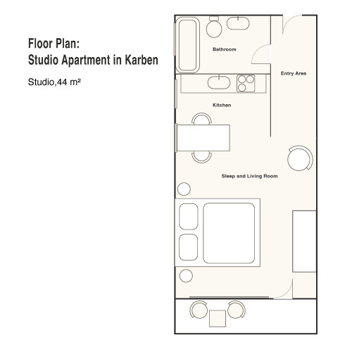 Convenient and well-connected apartment in Karben - Gallery - 9