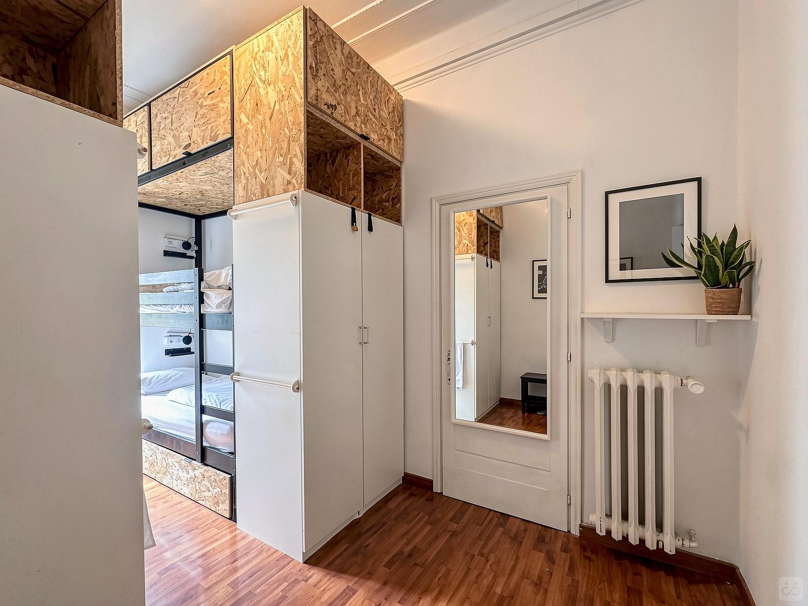 Bed In A 4-Bed Mixed Gender Room - Roman-style apartment near La Scalea del Tamburino - Gallery - 45