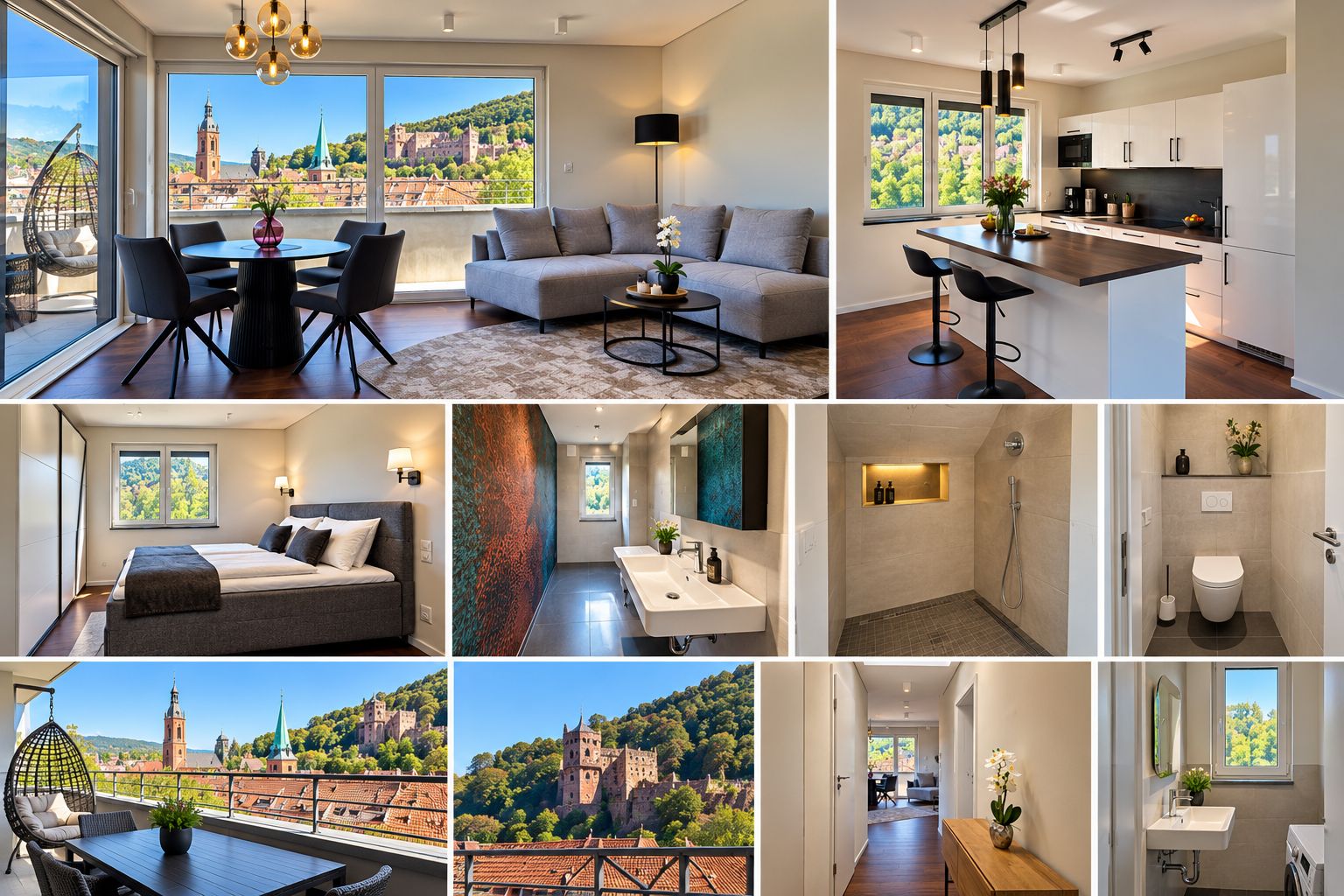 Exclusive, Fully Furnished Penthouse In The Heart Of Heidelberg With A Fantastic View Of Heidelberg - 1