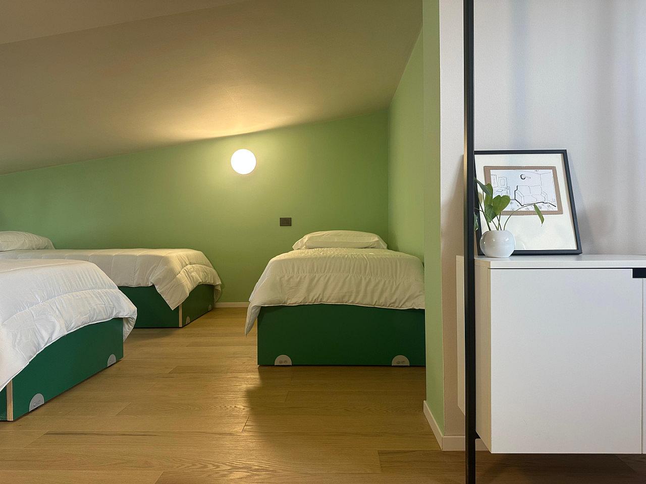 Bed In A 4-Bed Mixed Gender Room - Traditional Italian Rural House w/ Coworking - Gallery - 6