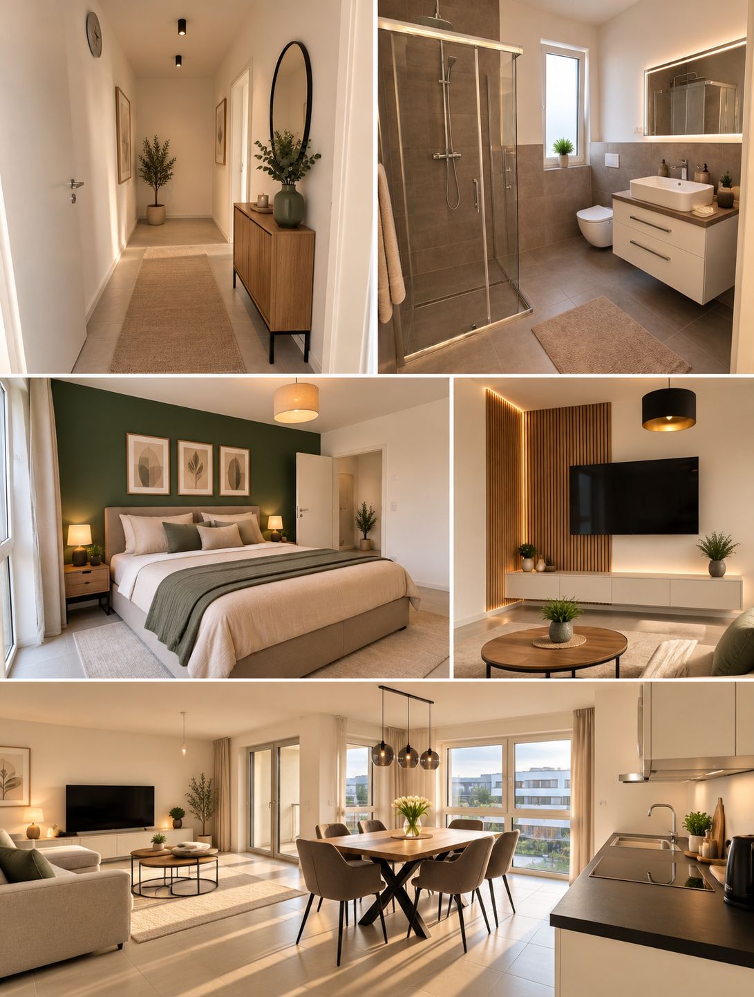 NEUBAU 3 Zimmer Apartment 90qm Möbliert Bezugsbereit Nähe Salzgitter SEE - 1