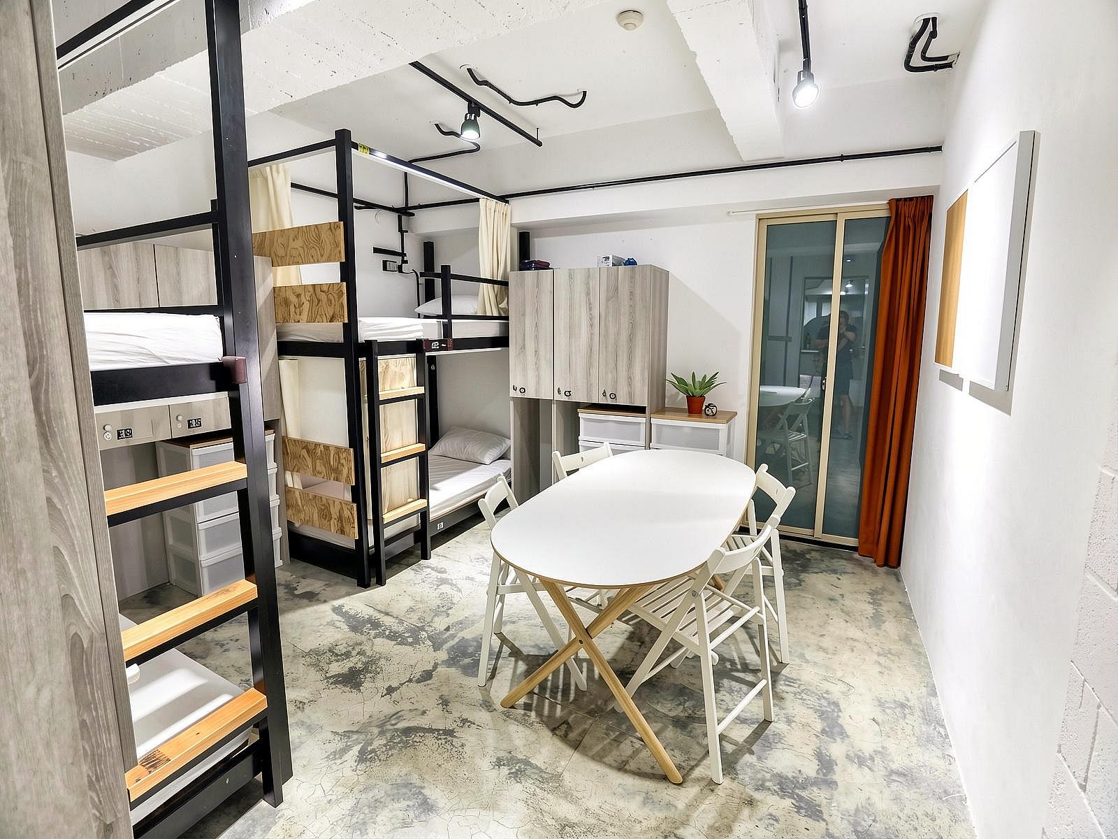  F - Bed In A 4-Bed Male Only Room  -  Austere & Minimalist Styled Apt. w/ Workspace  - Gallery -  2