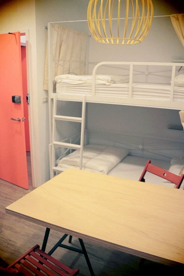 Bed In A 3-Bed Male Only Room - Colorful Vintage Style Apt. w/ Workspace + Rooftop Deck - Gallery - 29