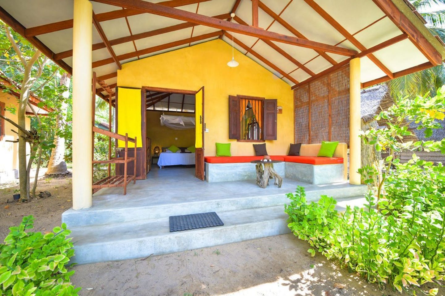 Private Garden View Bungalow W/ AC + Full Board - Rural Airy w/ Coworking + Pool House - Gallery - 5