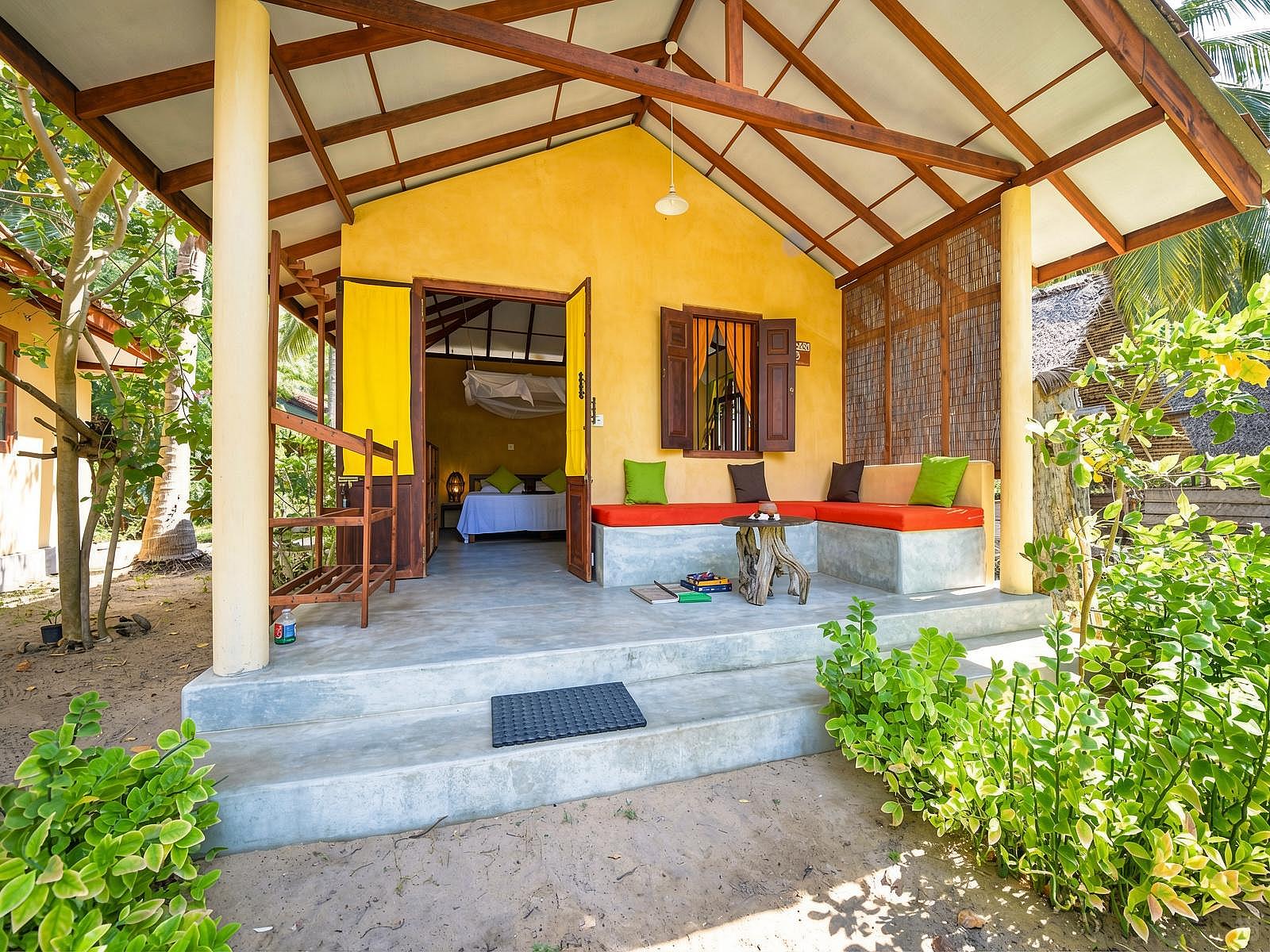 Private Garden View Bungalow W/ AC + Full Board - Rural Airy w/ Coworking + Pool House - Gallery - 8