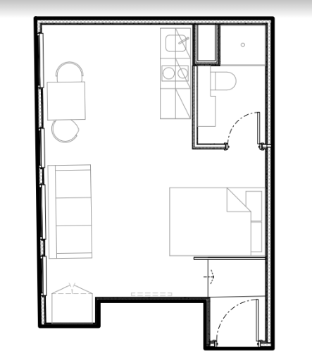  Studio Apartment (Large)  -  Duke Street  - Gallery -  18